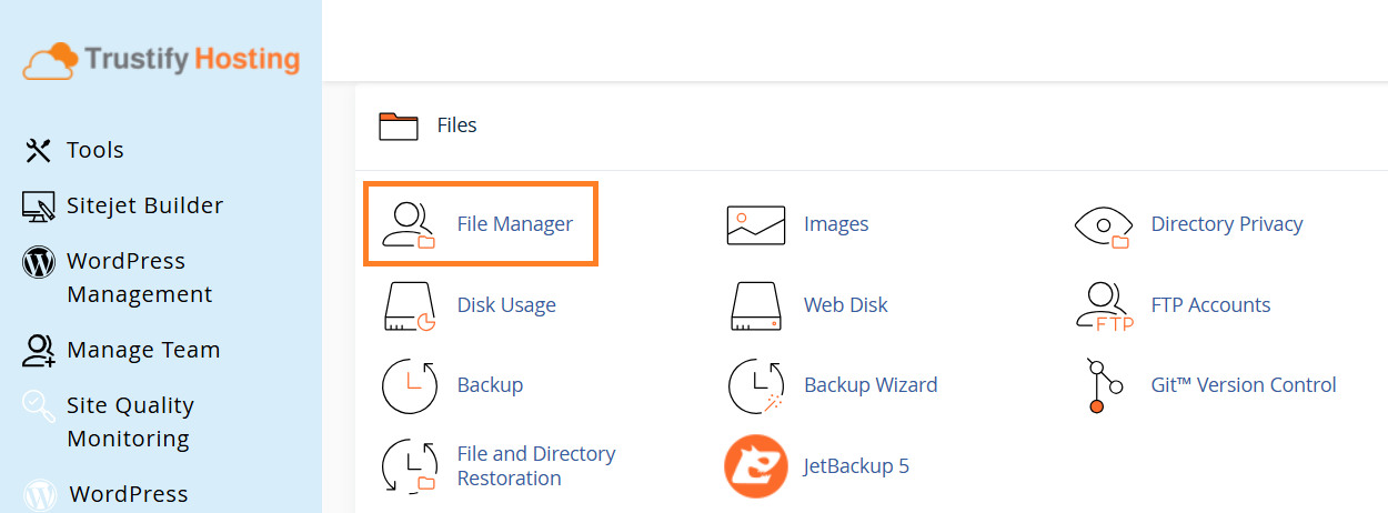 Introduction to cPanel File Manager